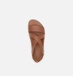 Womens Roaming™ Criss Cross Sandal Womens Roaming™ Criss Cross Sandal, Velvet Tan, top