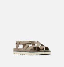 Womens Roaming™ Criss Cross Sandal Womens Roaming™ Criss Cross Sandal, Khaki II, 3/4 front