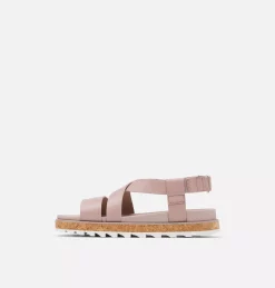 Womens Roaming™ Criss Cross Sandal Womens Roaming™ Criss Cross Sandal, Mauve Vapor, medial