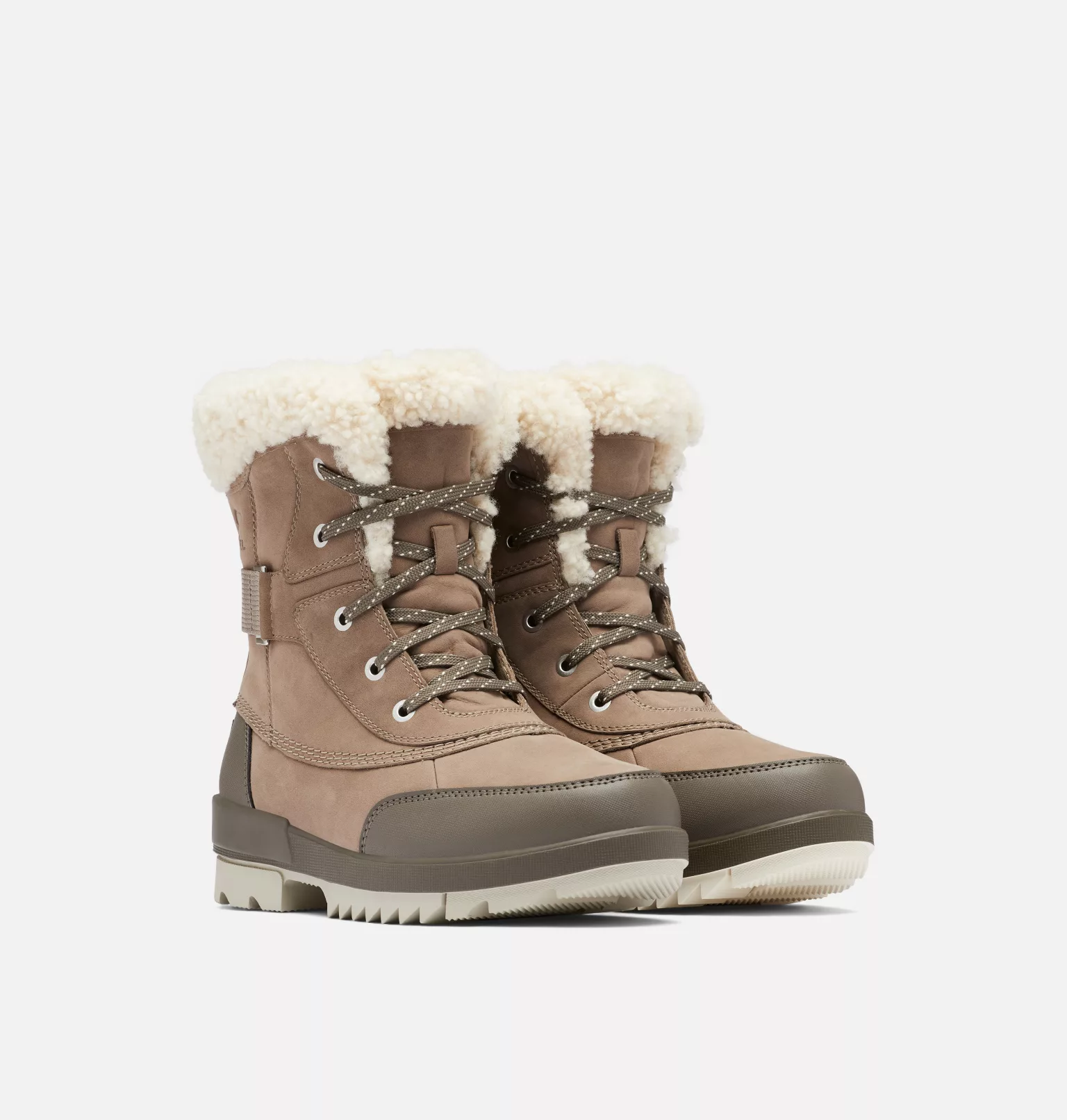 Top 10 🔔 Sorel Bottes d'Hiver Tendance Botte d'Hiver Imperméable en Peau de Mouton Torino™ II Femme ⭐ 5 Botte d'Hiver Imperméable en Peau de Mouton Torino™ II Femme Botte d'Hiver Imperméable en Peau de Mouton Torino™ II Femme, Omega Taupe, Major, 3/4 front