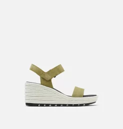 Sandale Compensée Cameron™ Femme Sandale Compensée Cameron™ Femme, Olive Shade, Sea Salt, front