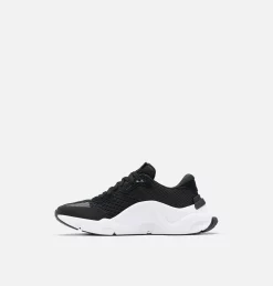 Basket Kinetic™ RNEGD Lace Femme Basket Kinetic™ RNEGD Lace Femme, Black, White, medial