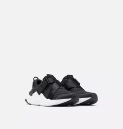 Basket Kinetic™ RNEGD Strap Femme Basket Kinetic™ RNEGD Strap Femme, Black, White, 3/4 front