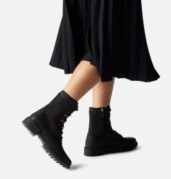 Bon marché 👏 Sorel Bottines Cuir Botte Imperméable Emelie™ II Lace Femme ⌛ 36 Botte Imperméable Emelie™ II Lace Femme Botte Imperméable Emelie™ II Lace Femme, Black, Black, a9