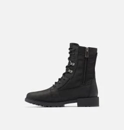 Bon marché 👏 Sorel Bottines Cuir Botte Imperméable Emelie™ II Lace Femme ⌛ 33 Botte Imperméable Emelie™ II Lace Femme Botte Imperméable Emelie™ II Lace Femme, Black, Black, medial