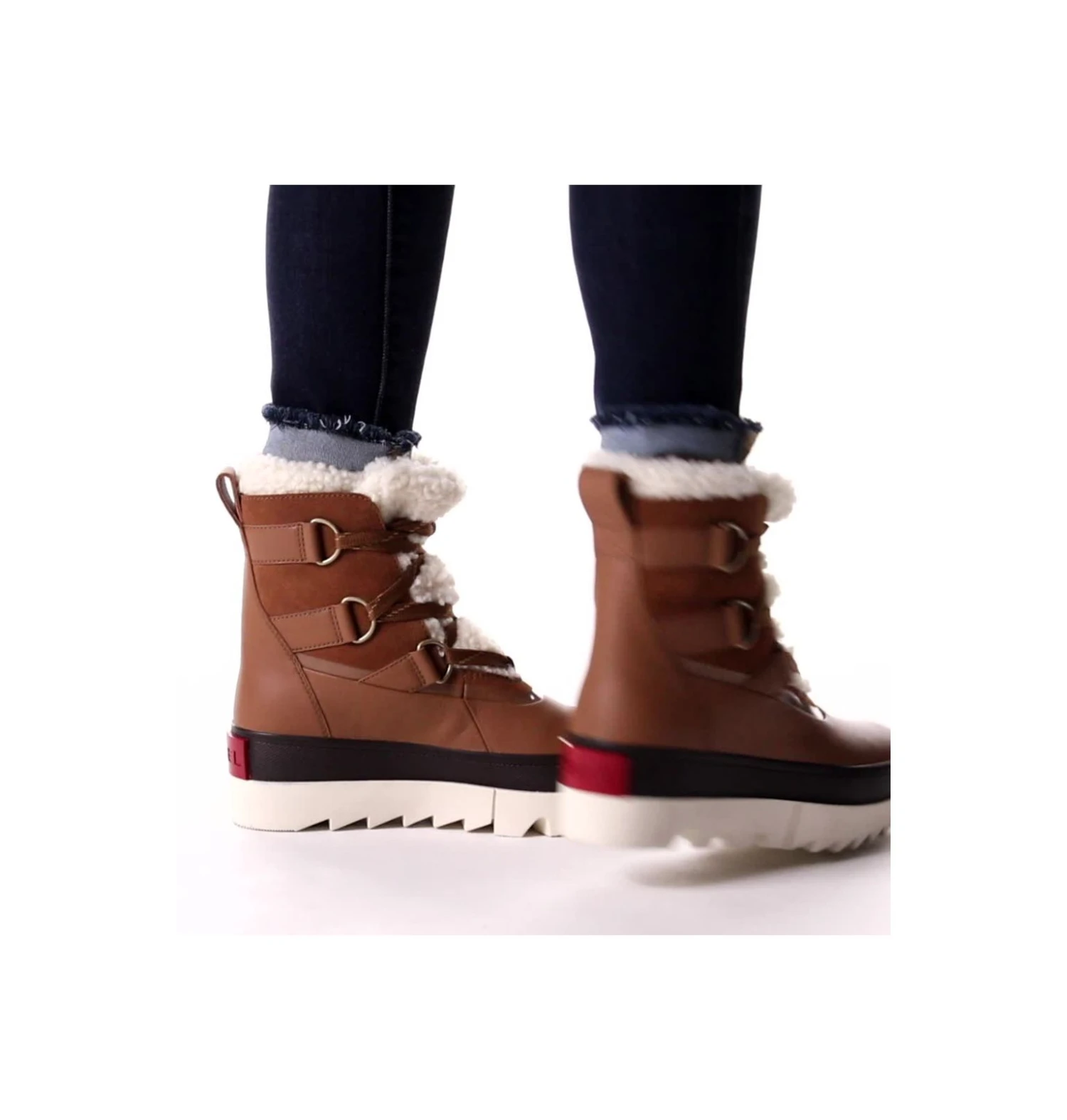 Nouveau 🥰 Sorel Bottes d'Hiver Tendance Botte d'Hiver Peau de Mouton Joan of Arctic™ Next Lite Femme ✔️ 4 Botte d'Hiver Peau de Mouton Joan of Arctic™ Next Lite Femme Botte d'Hiver Peau de Mouton Joan of Arctic™ Next Lite Femme, Velvet Tan, Chalk, video