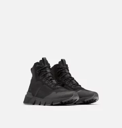 Sorel Soldes Boutique 11 Basket Imperméable Kinetic™ Rush Mid Homme Basket Imperméable Kinetic™ Rush Mid Homme, Black, Black, 3/4 front