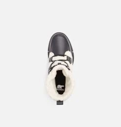 Botte d'Hiver Peau de Mouton SOREL Explorer™ II Joan Femme Botte d'Hiver Peau de Mouton SOREL Explorer™ II Joan Femme, Black, Sea Salt, top