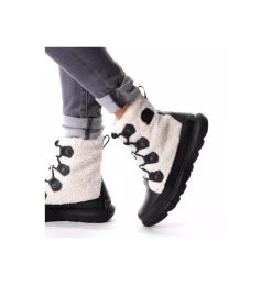 Botte d'Hiver Peau de Mouton SOREL Explorer™ II Joan Femme Botte d'Hiver Peau de Mouton SOREL Explorer™ II Joan Femme, Black, Sea Salt, video