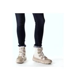Botte d'Hiver Peau de Mouton SOREL Explorer™ II Joan Femme Botte d'Hiver Peau de Mouton SOREL Explorer™ II Joan Femme, Ancient Fossil, Sea Salt, video