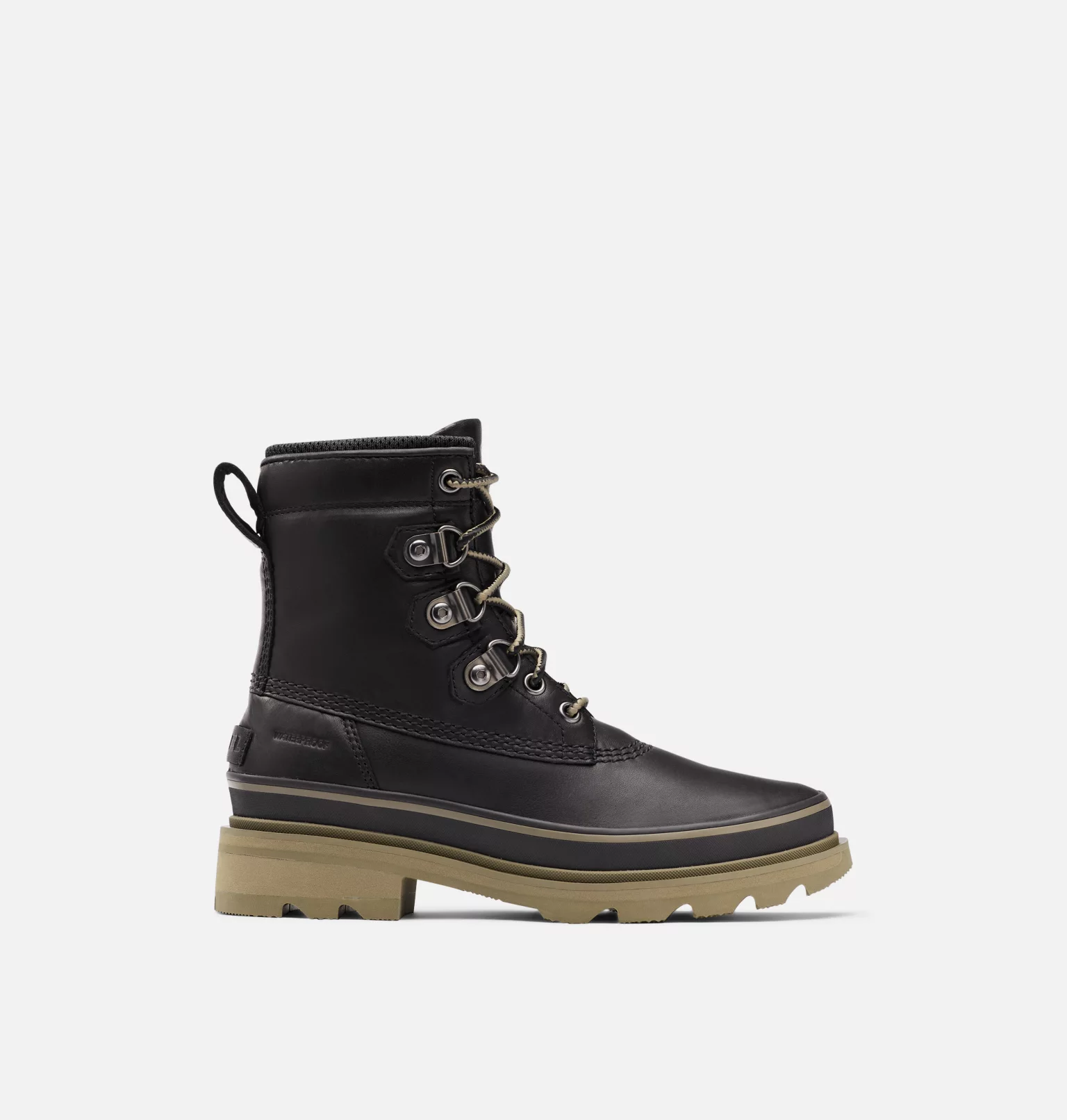 Meilleur prix 🔥 Sorel Bottines Cuir Botte Imperméable Lennox™ Street Femme 🌟 3 Botte Imperméable Lennox™ Street Femme Botte Imperméable Lennox™ Street Femme, Black, Sage, front