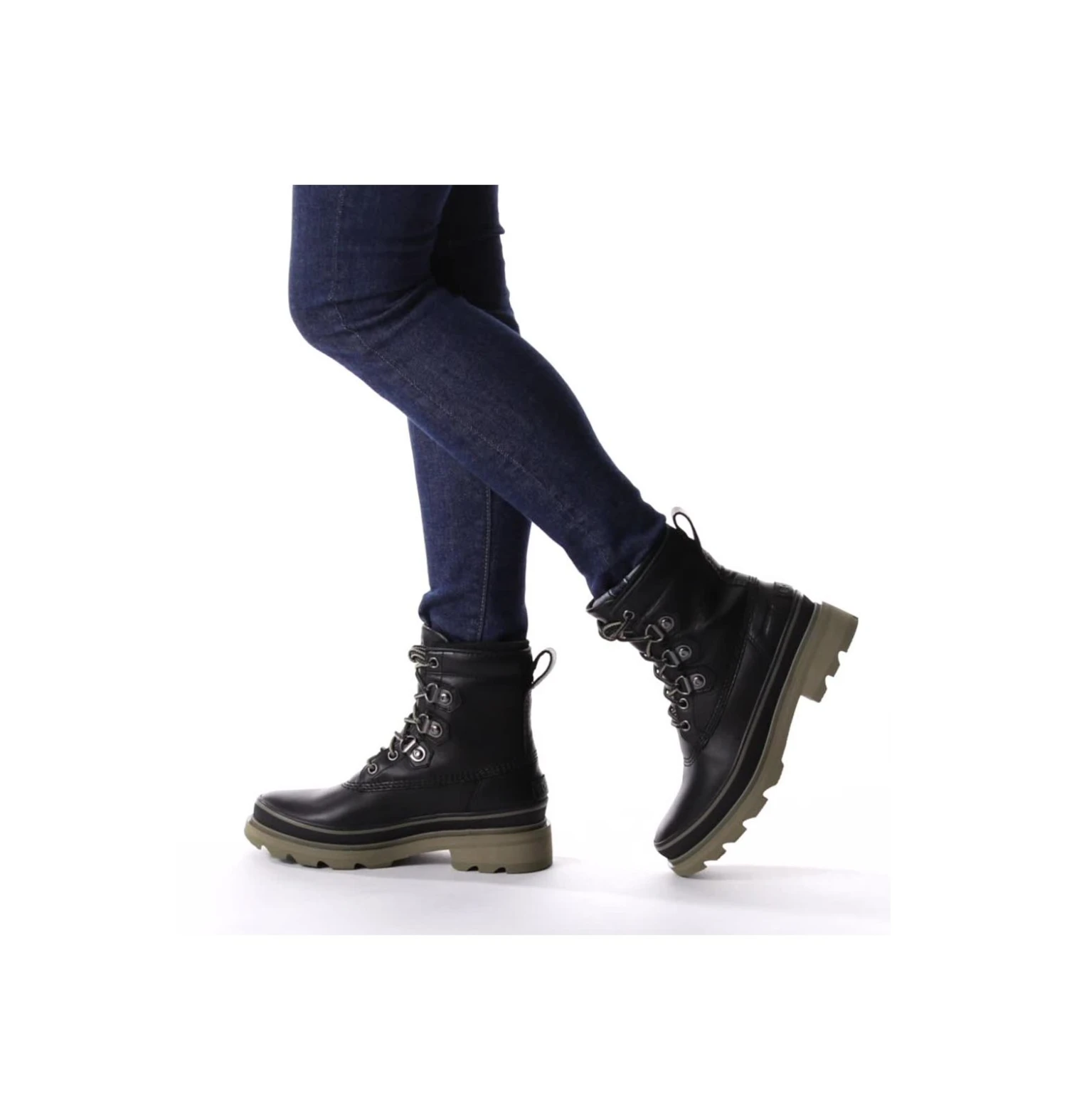 Meilleur prix 🔥 Sorel Bottines Cuir Botte Imperméable Lennox™ Street Femme 🌟 4 Botte Imperméable Lennox™ Street Femme Botte Imperméable Lennox™ Street Femme, Black, Sage, video