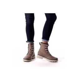 Meilleur prix 🔥 Sorel Bottines Cuir Botte Imperméable Lennox™ Street Femme 🌟 34 Botte Imperméable Lennox™ Street Femme Botte Imperméable Lennox™ Street Femme, Omega Taupe, Light Clay, video