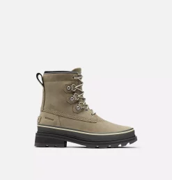 Meilleur prix 🔥 Sorel Bottines Cuir Botte Imperméable Lennox™ Street Femme 🌟 41 Botte Imperméable Lennox™ Street Femme Botte Imperméable Lennox™ Street Femme, Sage, Dark Moss, front