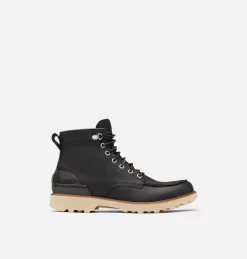 Boots Imperméables Caribou™ Moc Homme Boots Imperméables Caribou™ Moc Homme, Black, Oatmeal, front