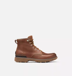 Boots Imperméables Caribou™ Moc Homme Boots Imperméables Caribou™ Moc Homme, Velvet Tan, Blackened Brown, front