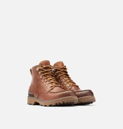 Boots Imperméables Caribou™ Moc Homme Boots Imperméables Caribou™ Moc Homme, Velvet Tan, Blackened Brown, 3/4 front