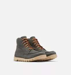 Promo 🎁 Sorel Chaussures Boots Imperméable Kezar™ Moc Homme 🎁 27 Boots Imperméable Kezar™ Moc Homme Boots Imperméable Kezar™ Moc Homme, Coal, Brown Flora, 3/4 front
