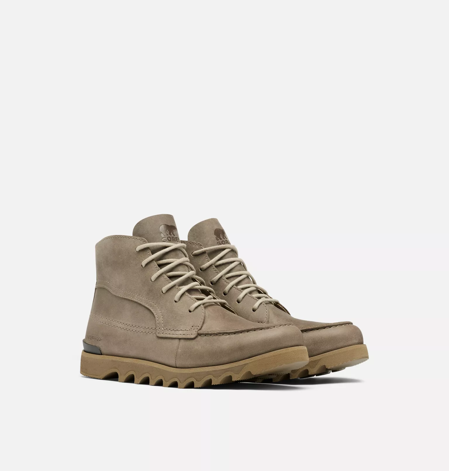 Promo 🎁 Sorel Chaussures Boots Imperméable Kezar™ Moc Homme 🎁 20 Boots Imperméable Kezar™ Moc Homme Boots Imperméable Kezar™ Moc Homme, Khaki II, 3/4 front