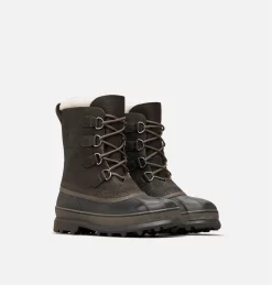 De gros đ Sorel Best Sellers Boots de Neige en Laine Caribou⢠Homme đ 45 Boots de Neige en Laine Caribou⢠Homme Boots de Neige en Laine Caribou⢠Homme, Quarry, Buffalo, 3/4 front