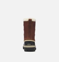 De gros đ Sorel Best Sellers Boots de Neige en Laine Caribou⢠Homme đ 28 Boots de Neige en Laine Caribou⢠Homme Boots de Neige en Laine Caribou⢠Homme, Tobacco, back